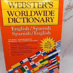Webster's Worldwide Dictionary ( English/ Spanish) Pre-Owned